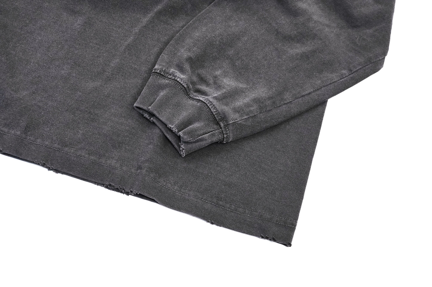 Distressed Rhinestone Long Tee