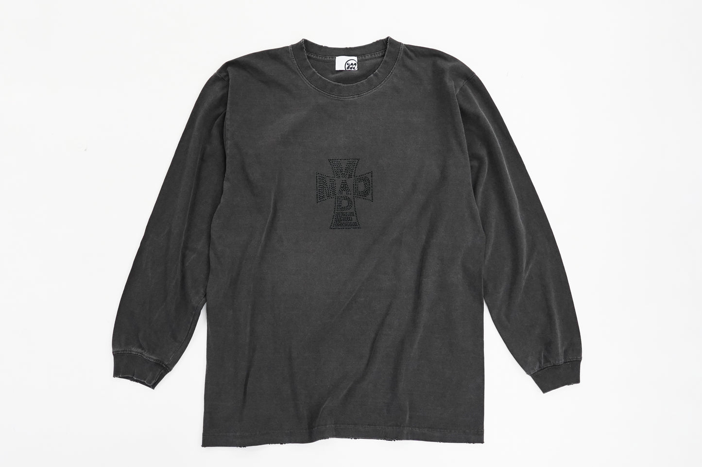 Distressed Rhinestone Long Tee