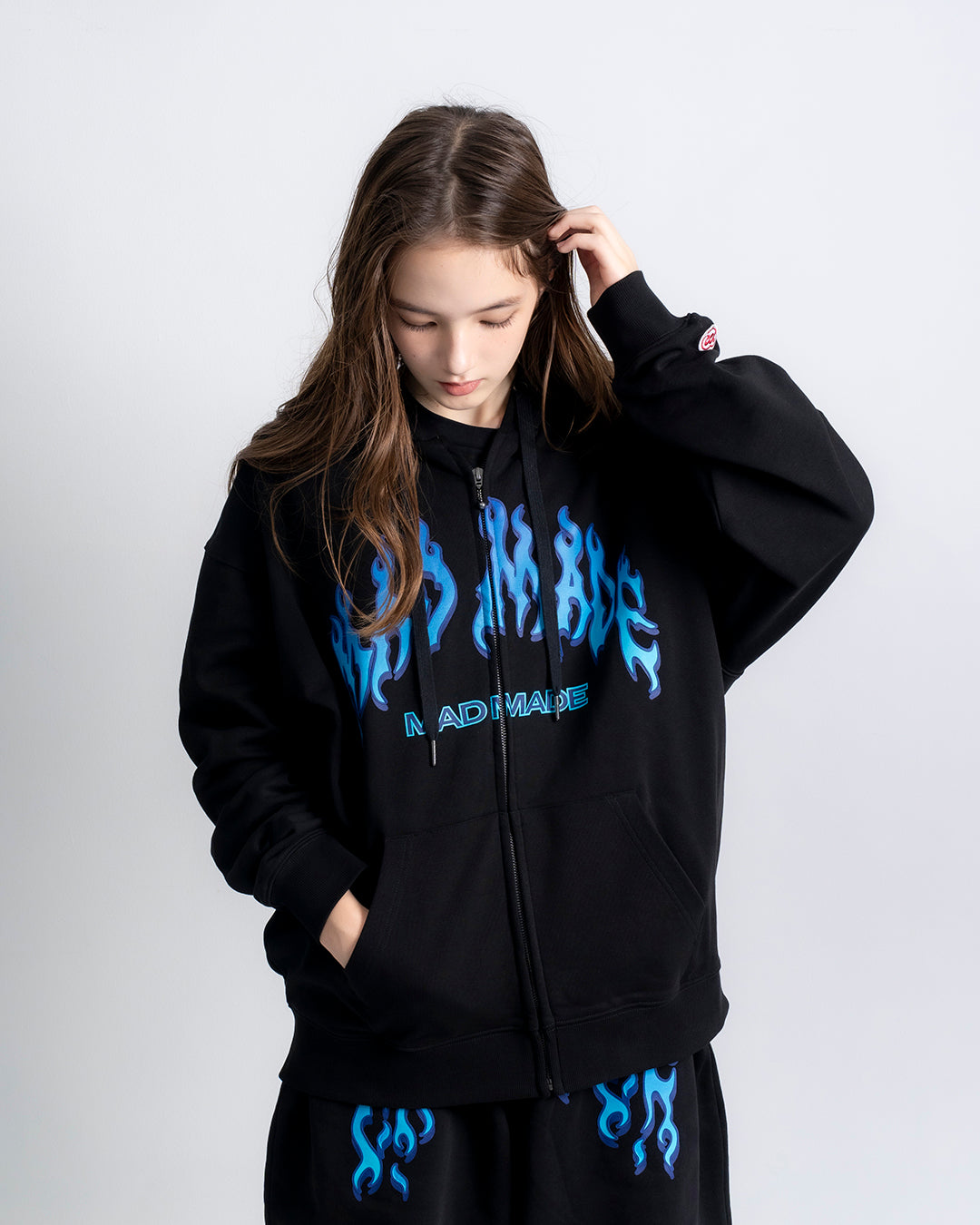 Fire Zip Hoodie