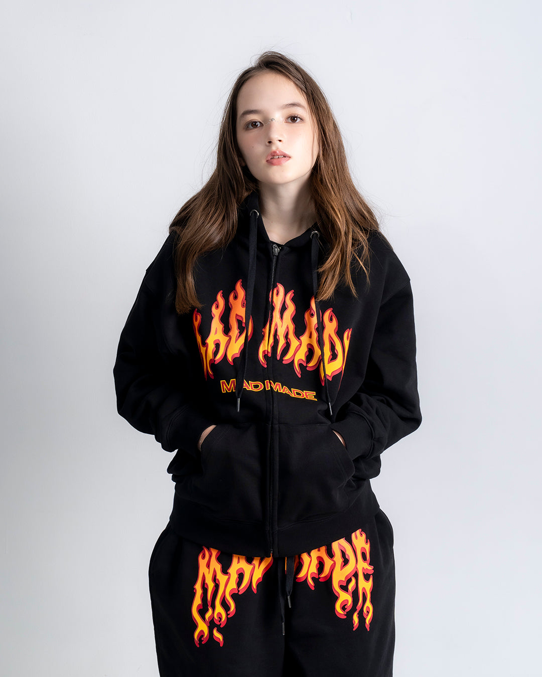 Fire Zip Hoodie