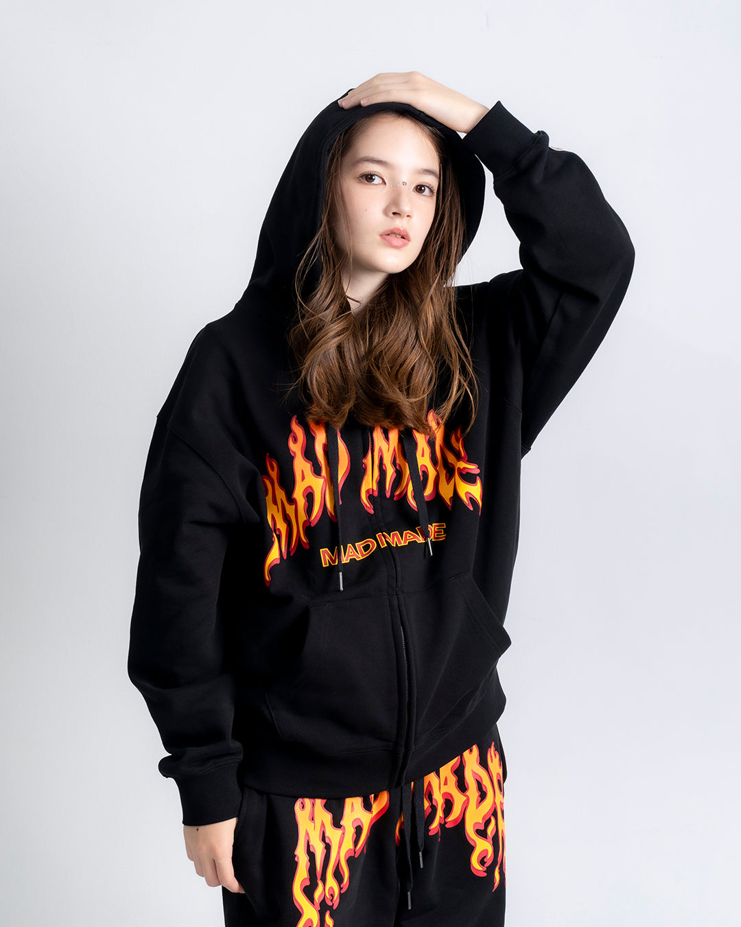 Fire Zip Hoodie